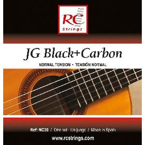 RC Strings NC20 JG Black/Carbon NT fr Konzertgitarre