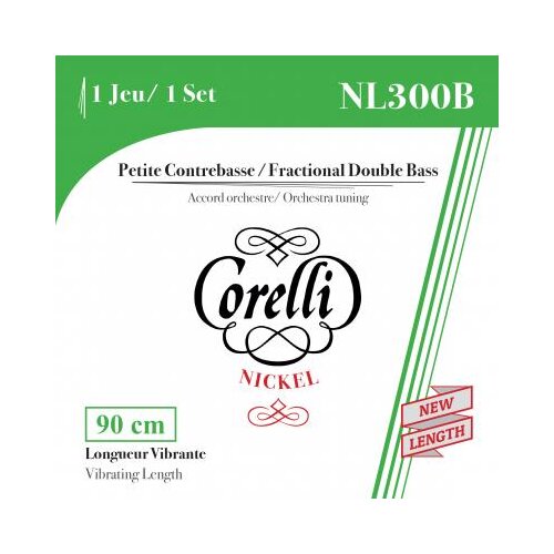 Corelli Set di corde per contrabbasso 1/4 Fractional, NL300B