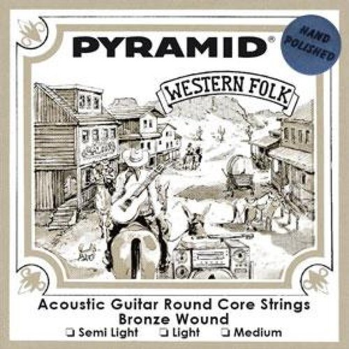 Pyramid PR328100 polished 013/056 Medium para guitarra western