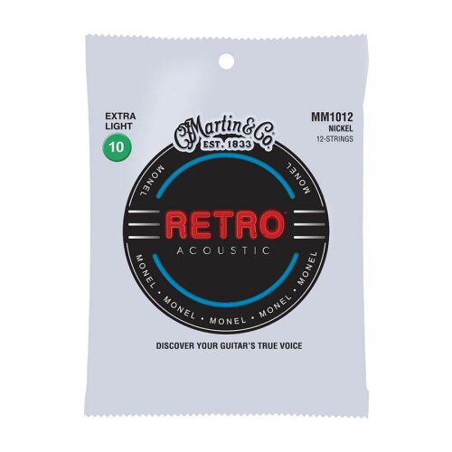 Martin MM-1012 Retro 12 cordes Extra Light