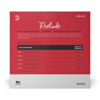 DAddario J1010 4/4M Prelude Cello-Saitensatz Medium Tension