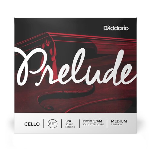 DAddario J1010 3/4M Prelude Set di corde per violoncello tensione media