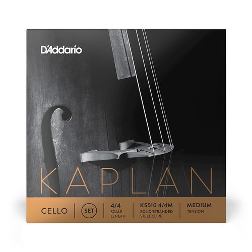 DAddario KS510 4/4H Kaplan Set di corde per violoncello Tensione media