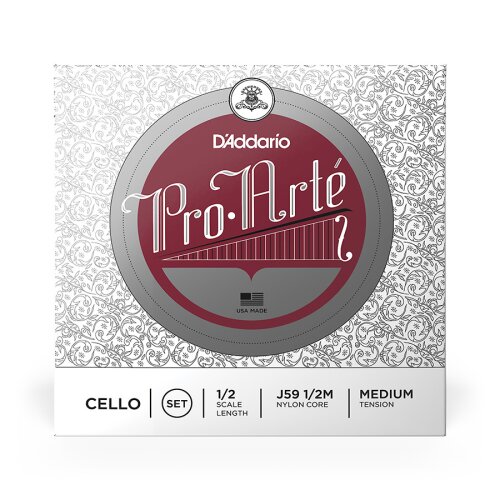 DAddario J59 1/2M Pro-Arte Cello-Saitensatz Medium Tension