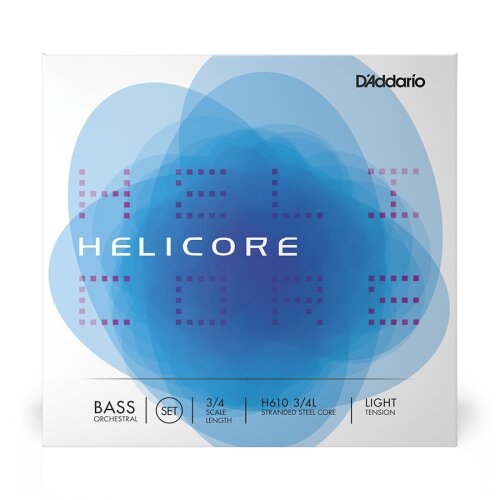 DAddario H610 3/4L Helicore Orchestral Kontrabass-Saitensatz Light Tension