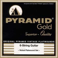 Pyramid 411/3 Gold Flat Wound Medium 011/048 G3-Plain
