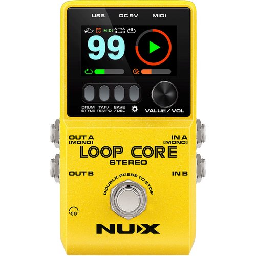 nuX Loop Core Stereo Looper-Pedal
