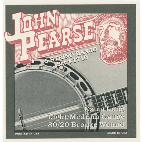 John Pearse 1710LM Banjo Muta di 5-Corde Loop End