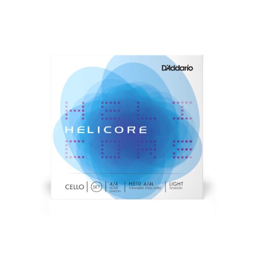 DAddario H511 4/4L Helicore Cello A-Saite, 4/4 Scale, Light Tension