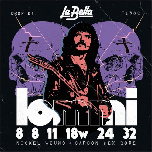 LaBella TI832 Tony Iommi Signature D# Tuning 008/032