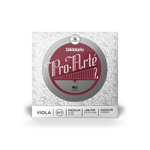 DAddario J58 MM Pro-Arte Viola Einzelsaiten, Medium Scale, Medium Tension