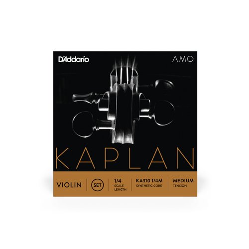 DAddario KA310 1/4M Kaplan Amo Violin Cuerdas sueltas, Escala 1/4, Tensin Media