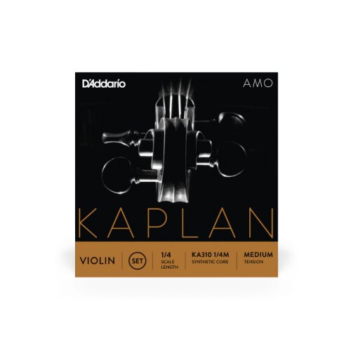 DAddario KA310 1/4M Kaplan Amo Violin Cordes à lunité, Échelle 1/4, Tension Moyenne