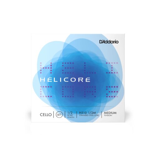 DAddario H511 1/2M Helicore Cello 1/2 Scale, Medium Tension Einzelsaiten