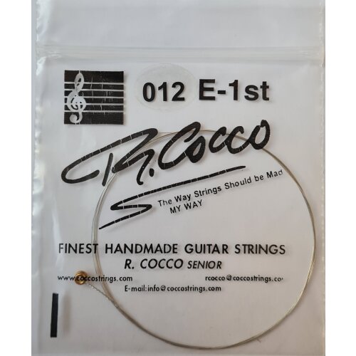 R.Cocco Strings Einzelsaiten Plain 020