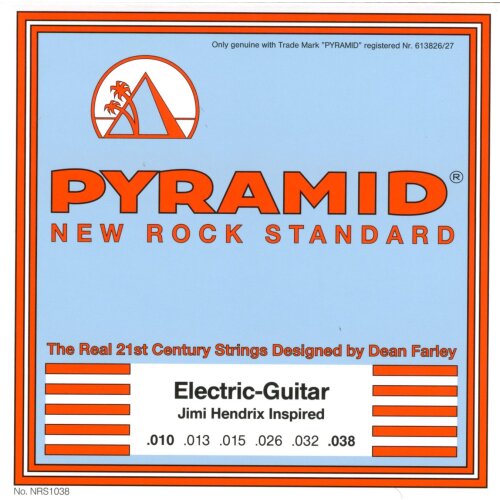 Pyramid NRS1038 Set di corde chitarra elettrica Jimi Hendrix Inspired
