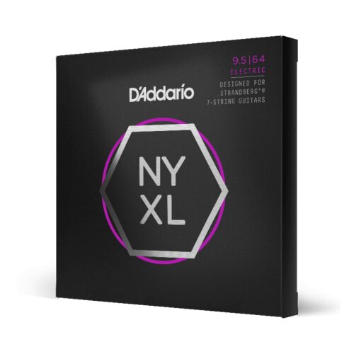 DAddario NYXL09564SB Nickel Wound Strandberg 7 corde 9.5-64