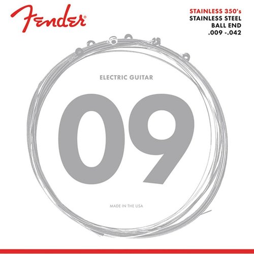 Cuerdas Fender 350L Stainless Steel 009/042