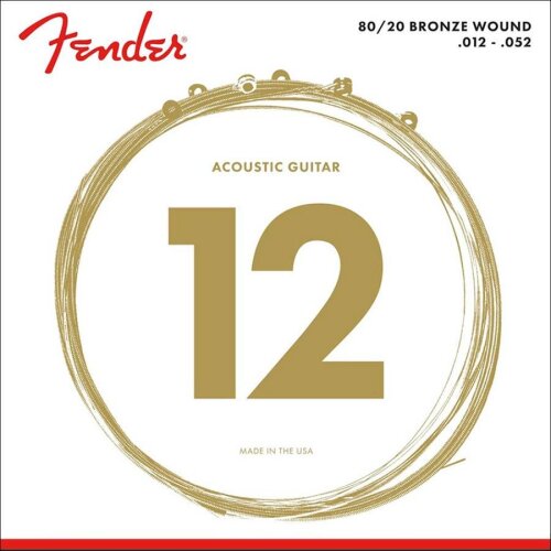 Cuerdas Fender 70L 80/20 Bronze Wound 012/052