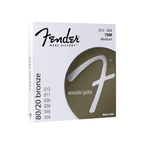 Cuerdas Fender 70M 80/20 Bronze Wound 013/056