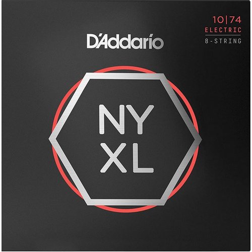 DAddario NYXL1074 Cordes guitare lectrique 8-cordes 10-74