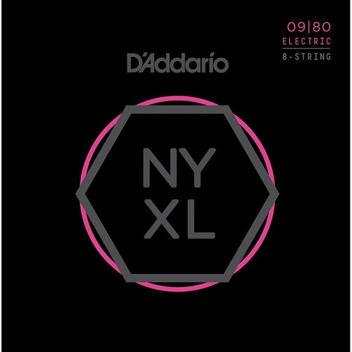 DAddario NYXL0980 Electric Guitar Strings 8-String 09-80