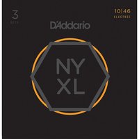 DAddario NYXL1046-3P Pack de 3 juegos cuerdas de guitarra