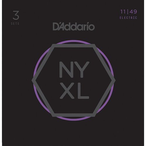 DAddario NYXL1149-3P Pack de 3 juegos de cuerdas para guitarra