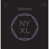 DAddario NYXL1149-3P, Pack de 3 jeux de cordes