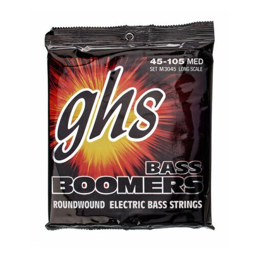 GHS 3045M Bass Boomers 4-Saiter Medium 045/105