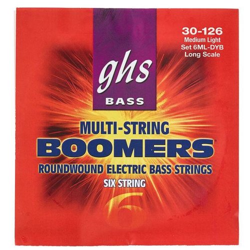 GHS 3045 6/ML Bass Boomers 6-Corde Medium Light 030/126