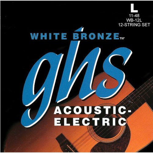 Cordes GHS WB-12L White Bronze 12-String 011/048