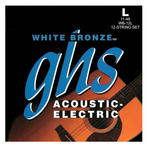 GHS WB-12L White Bronze 12-String 011/048