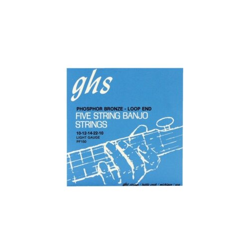 GHS PF160 Phosphor Bronze 5-String Banjo