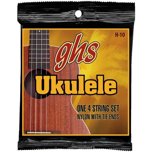 GHS H-10 Black Nylon Hawaiian Ukulele