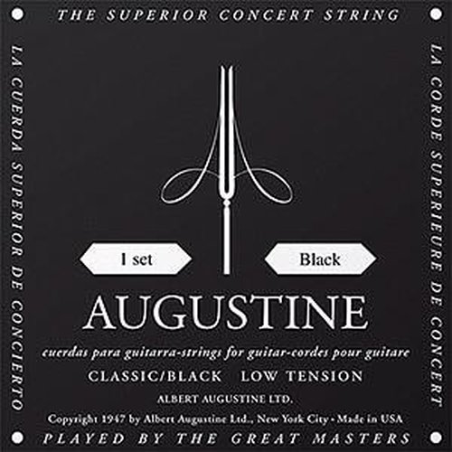 Augustine Klassik Konzertgitarrensaiten, schwarz