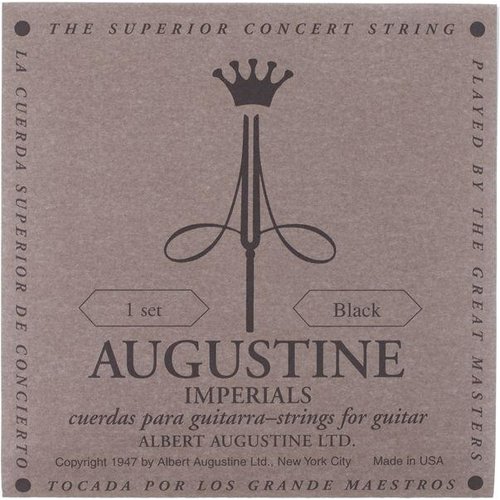 Cordes Augustine Imperial Noir pour guitare classique