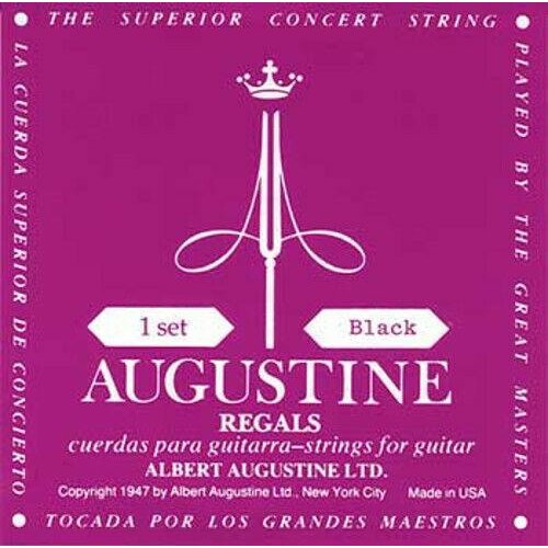 Augustine Regals Classical Guitar Strings Black