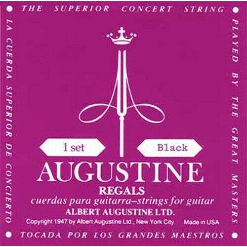 Corde Augustine Regals Nero per chitarra classica