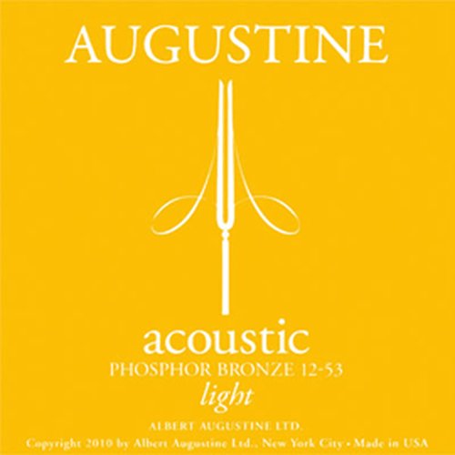 Cordes Augustine Jaune 012/053 pour guitare folk