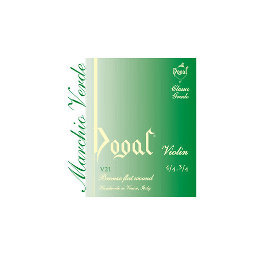 Dogal Green Tag V21 Violin Saiten, 4/4-3/4 bronze