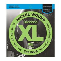 DAddario EXL165-6 Cordes de basse 6-cordes 32-135