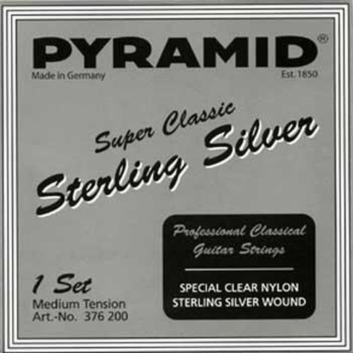 Cordes Pyramid 376200 Super Classics Sterling Silver - Nylon - Tension moyenne