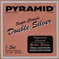 Pyramid 369 Red Super Classic Double Silver - Medium Tension