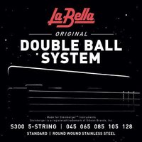 La Bella S300 5-Corde Double Ball 045/128