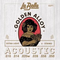 La Bella 40PT Golden Alloy 010/050