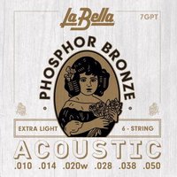 La Bella 7GPT Phosphor Bronze 010/050