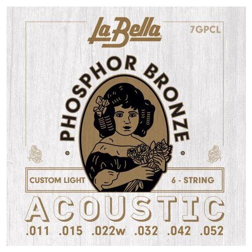 La Bella 7GPCL Phosphor Bronze 011/052