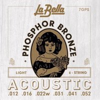 La Bella 7GPS Phosphor Bronze 012/052