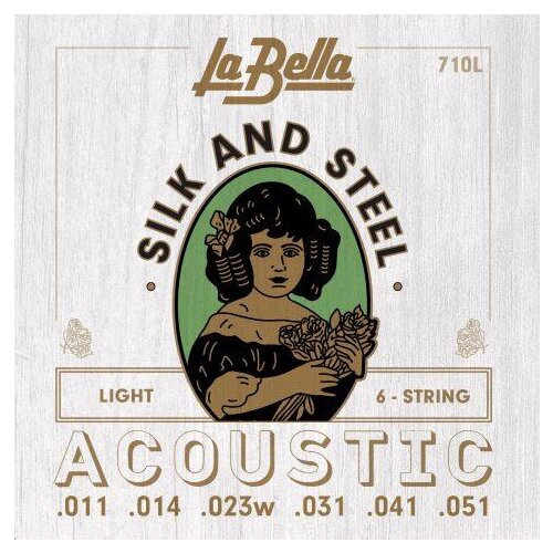 Cordes La Bella 710L Silk & Steel Light